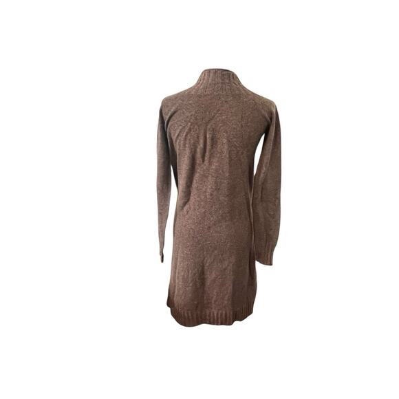 Hawico Scottish 100% Cashmere Turtleneck Dress •S• Brown Sweater Scotland $1195 - Picture 2 of 9